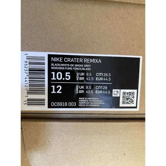 NIKE Crater Remixa Black/White NWT DC6916 003 Women’s 12 - Picture 11 of 11